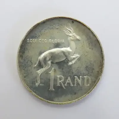 1977 South Africa proof silver R1 - Top Quality