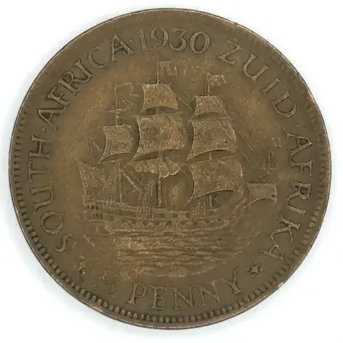 1930 SA Union Half Penny -