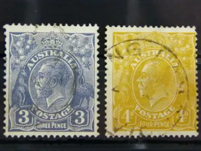Australia - lot of 32 SG5a stamps - high book value