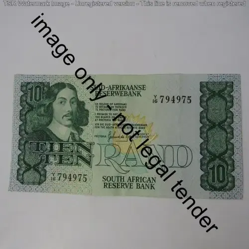 GPC de Kock 1982 Y16 replacement R10 note