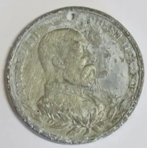 1902 Coronation of Edward 7 lead medallion
