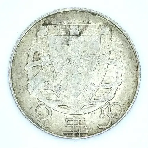1940 Portugal 2 1/2 Escudos - AU