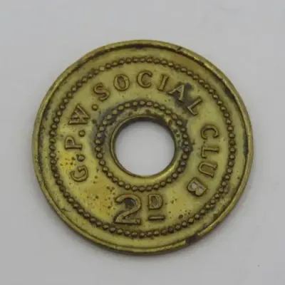 GPW Social Club 2d brass token