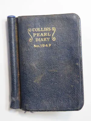 1956 Collins pearl diary with diary - Almost unused