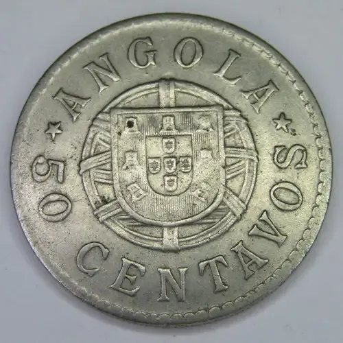 1922 Angola 50 Centavos - VF