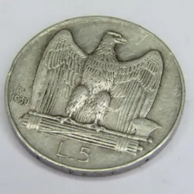 1930 Italy 5 Lire - XF+