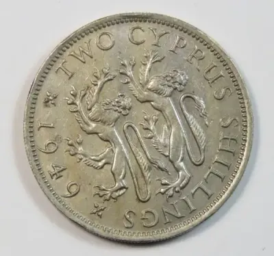 1949 Cypres 2 Shillings