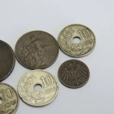 Lot of 6 coins each one over 100 years old