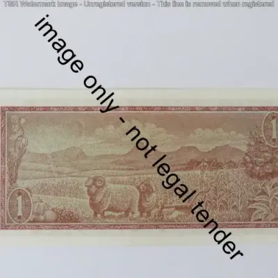 TW de Jongh 2nd issue pair of uncirculated R1 notes