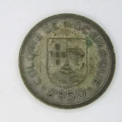 1935 Mozambique 2 1/2 Escudo