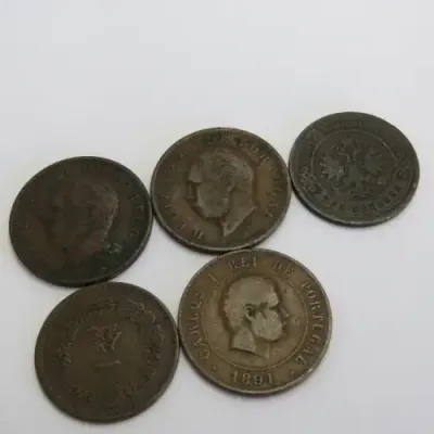 Lot of 5 coins all older than 100 years each