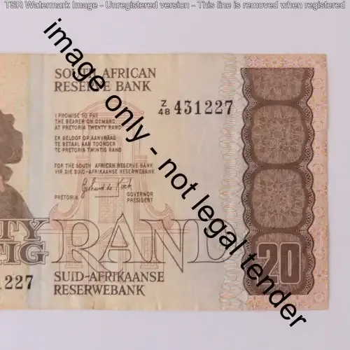 GPC de Kock 3rd issue R20 replacement note Z48