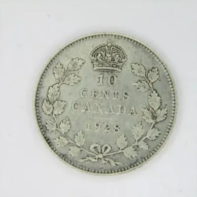 1928 Canada 10 cent - XF