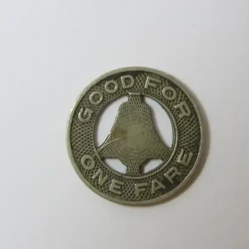 Los Angeles Railway token good for one fare