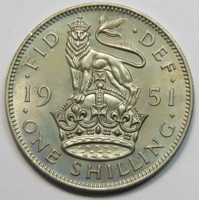 1951 Proof Shilling - English