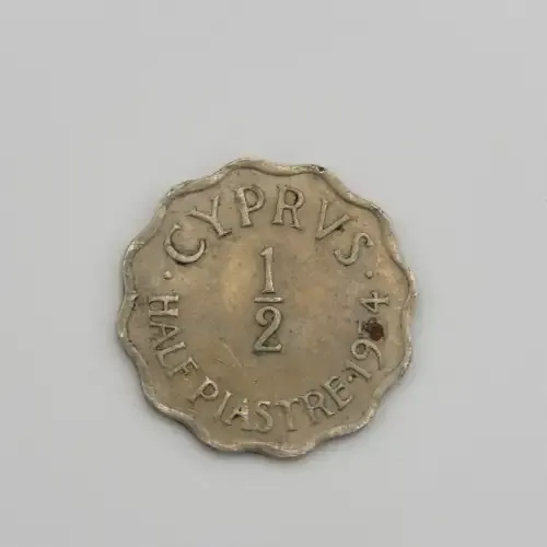 Cyprus 1934 half piastre