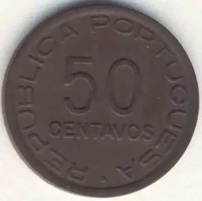1945 Mozambique 50 centavos - XF