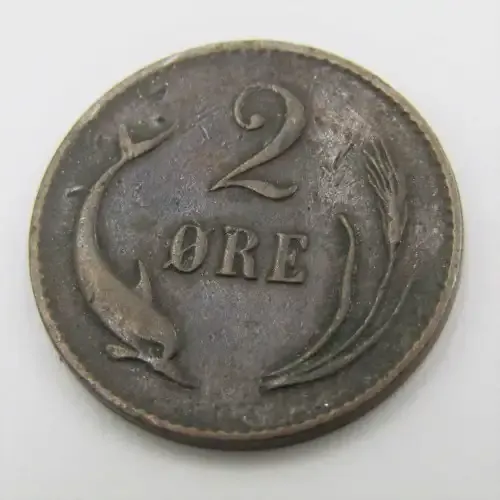 1880 Denmark 2 ORE,