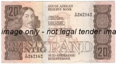 GPC de Kock R20 replacement note with number Z 23