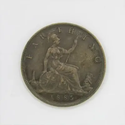 1885 Great Britain Farthing - XF+