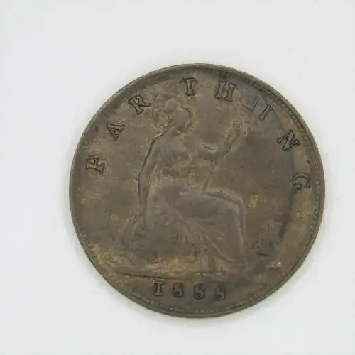1888 Great Britain Farthing - XF+