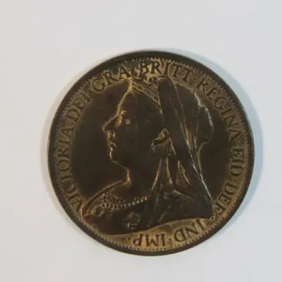 1901 Great Britain penny - UNC