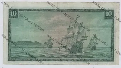 De Jongh R10 note - printed very low