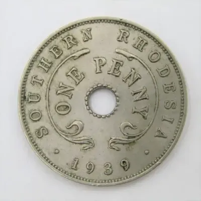 1939 Southern Rhodesia Penny - AU
