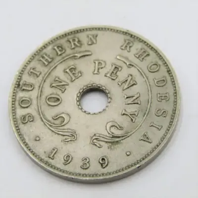 1939 Southern Rhodesia Penny - AU