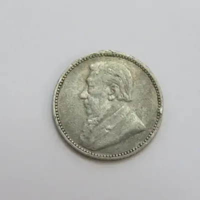 1896 ZAR Kruger sixpence