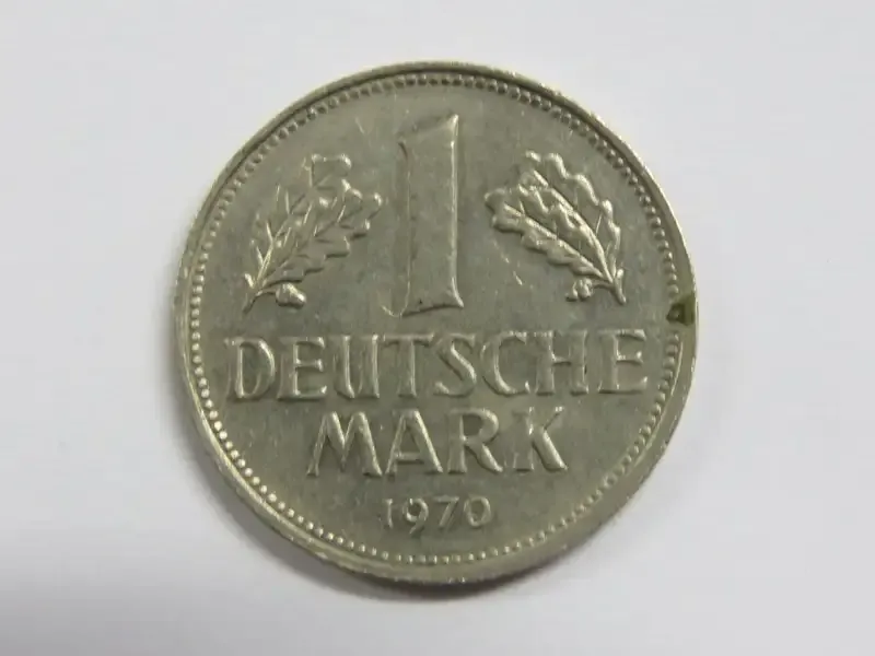 1970 Germany J 1 mark - AU