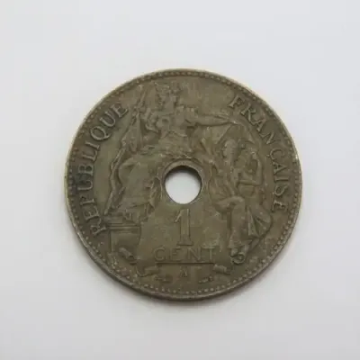 1896 Indo-China One cent XF+