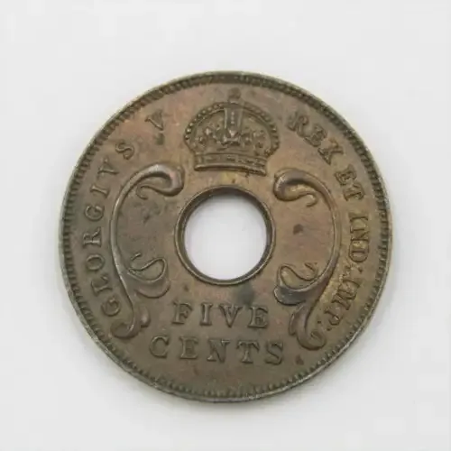 1925 East Africa Five Cent -