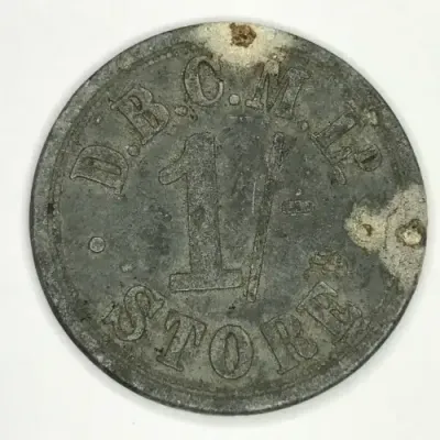 De Beers Consolidated Mines Ltd. 1 Shilling, Wesselton, Lion incuse