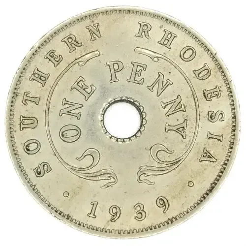 1939 Southern Rhodesia Penny - AU