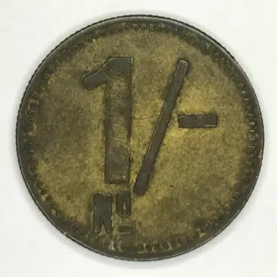 OG and Co 1 shilling token - no number