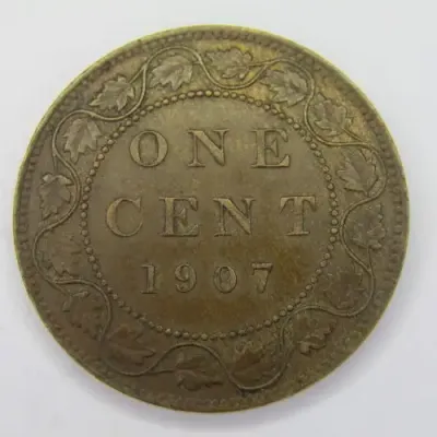 1907 Canada 1 Cent - excellent