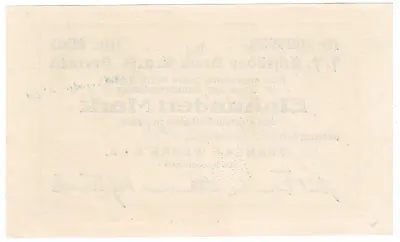 Germany notgeld 100 Mark - 1922 cancelled Abr