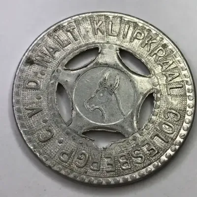 C. v.d. Walt Klipkraal Colesberg Good luck token