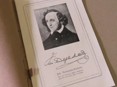 1906 Mendelssohn Festival programme - Wellington (Cape Province) - RARE
