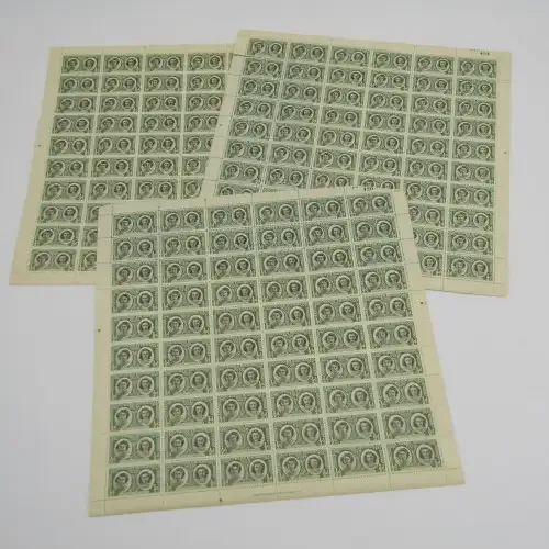 Southern Rhodesia stamps - 1947 Royal Visit - 3 full sheets of 64 - no. 420, 442, &amp; 451