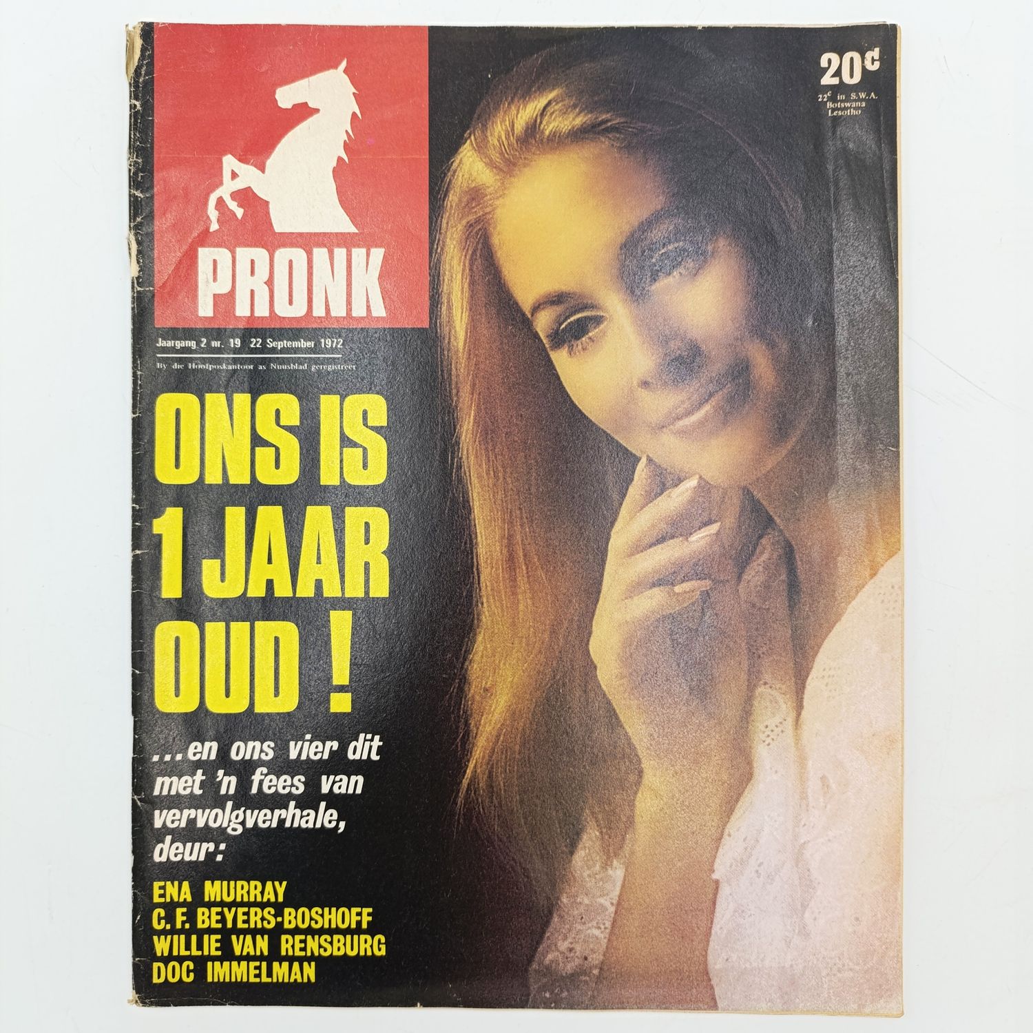 Vintage Pronk magazine - 22 September 1972 issue