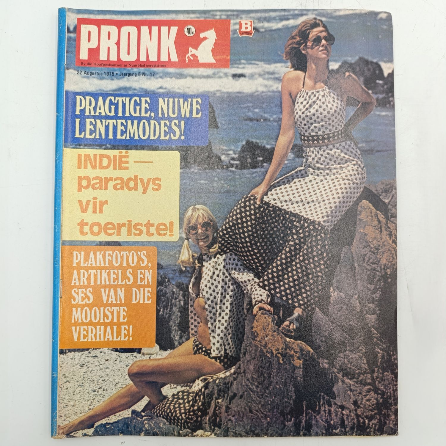 Vintage Pronk magazine - 22 August 1975 issue