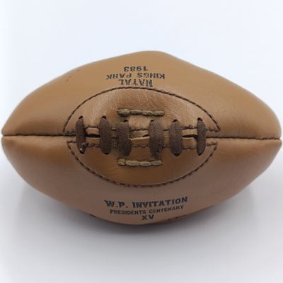 Mini 1983 Natal Kings Park Rugby ball - SA Merit XV vs WP Invitation President Centenary XV
