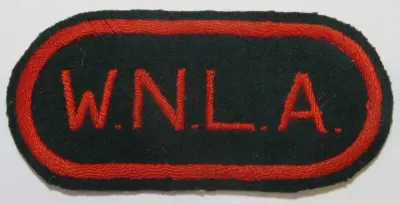 Vintage WNLA cloth badge - Witwatersrand Native Labour Association