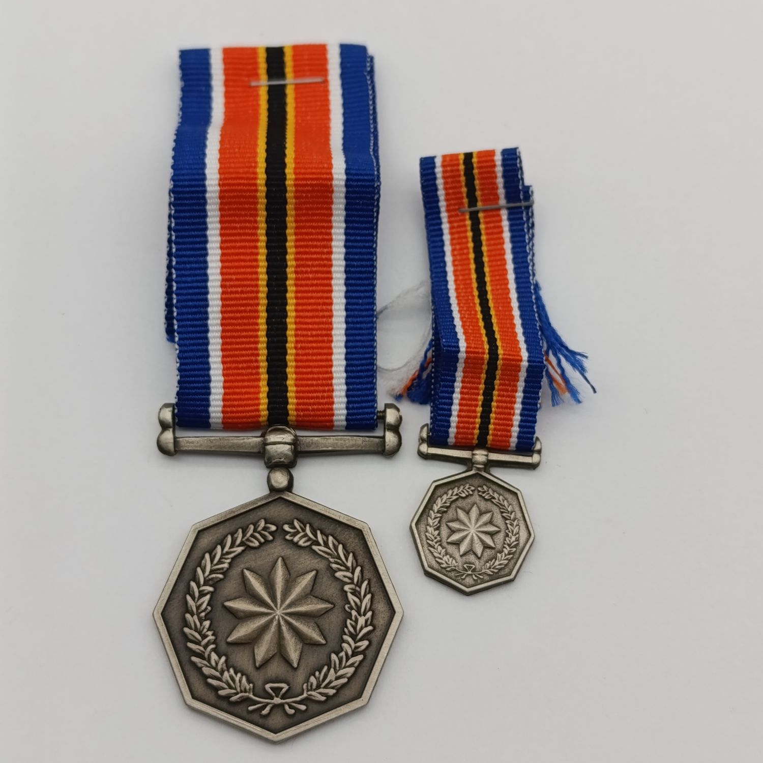 SANDF Tshumelo Ikatelaho medal with miniature #2230