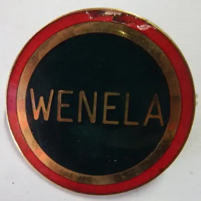 Vintage WENELA officer breast badge