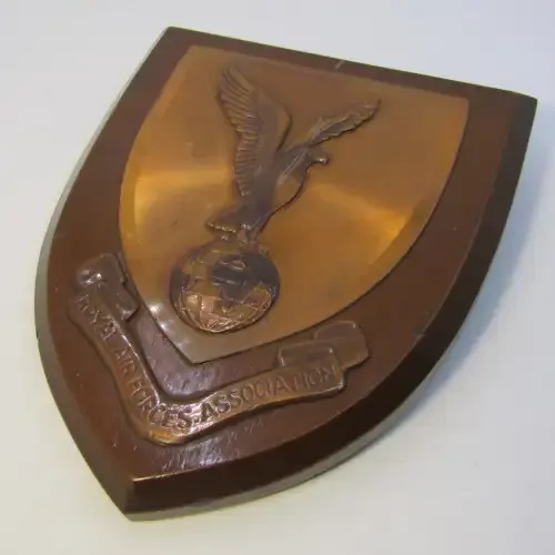 Royal Air Force Association plaque