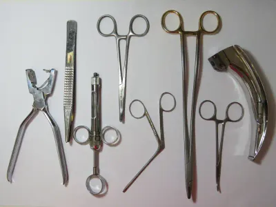 Lot of 8 medical tools