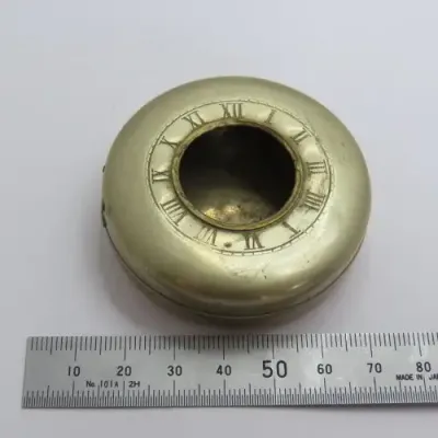 Vintage silverplated 24 1/2 pocketwatch case cover